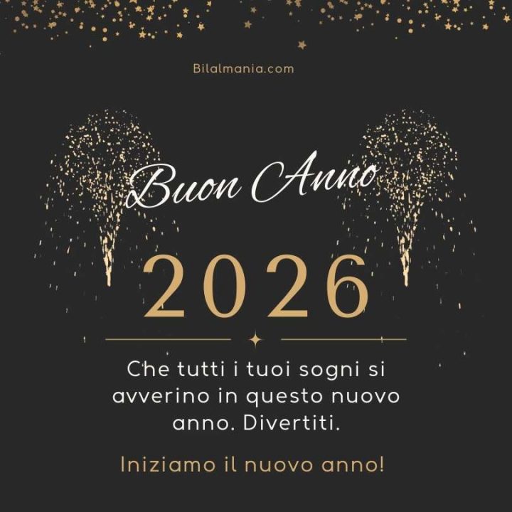immagini buon anno 2026