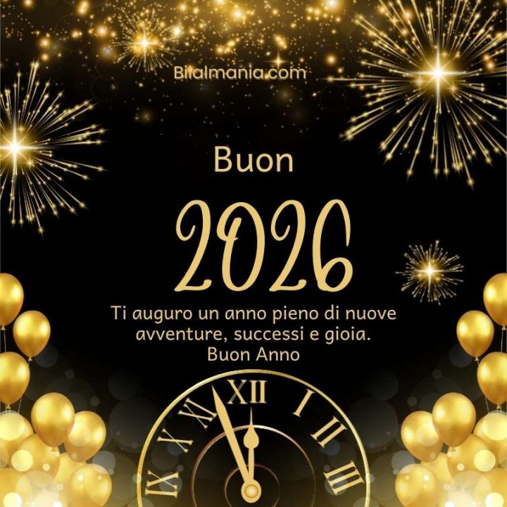 buon anno 2026 immagini