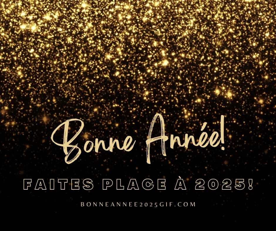 meilleurs voeux bonne année 2025