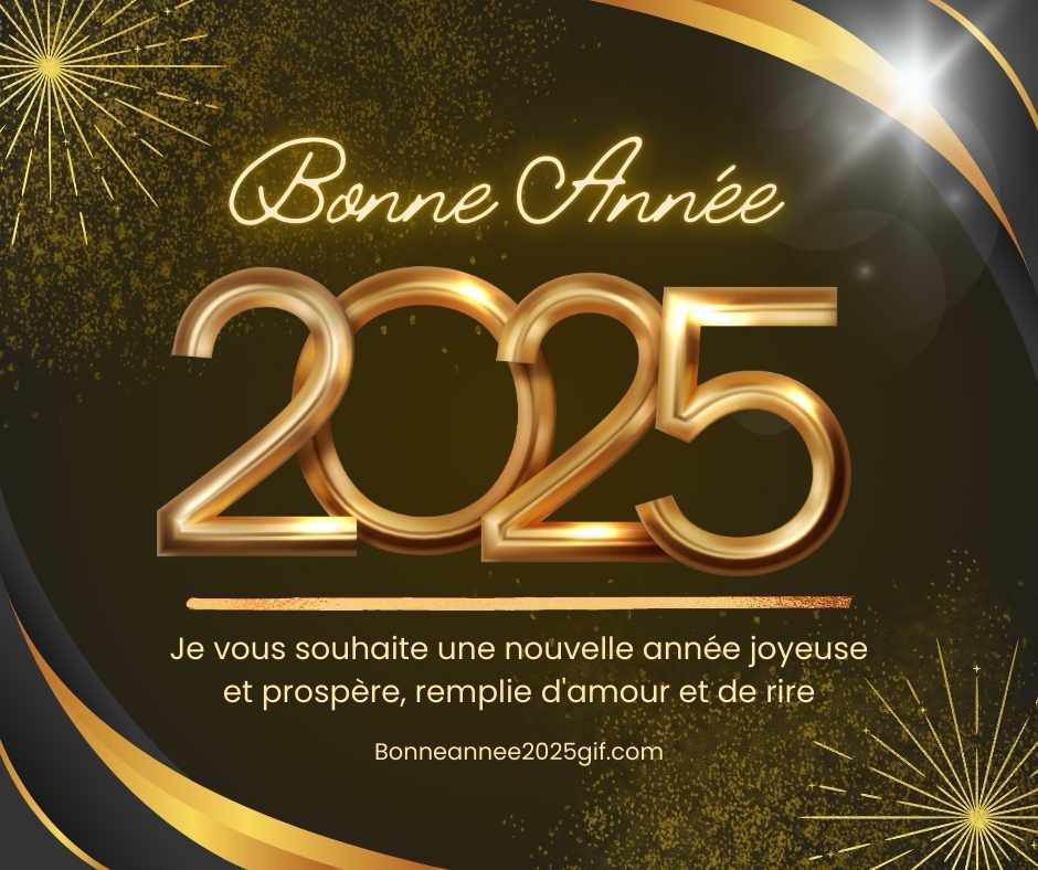 Voeux Bonne Année 2025
