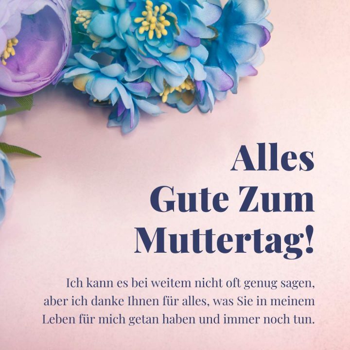 Alles gute zum muttertag Wünsche