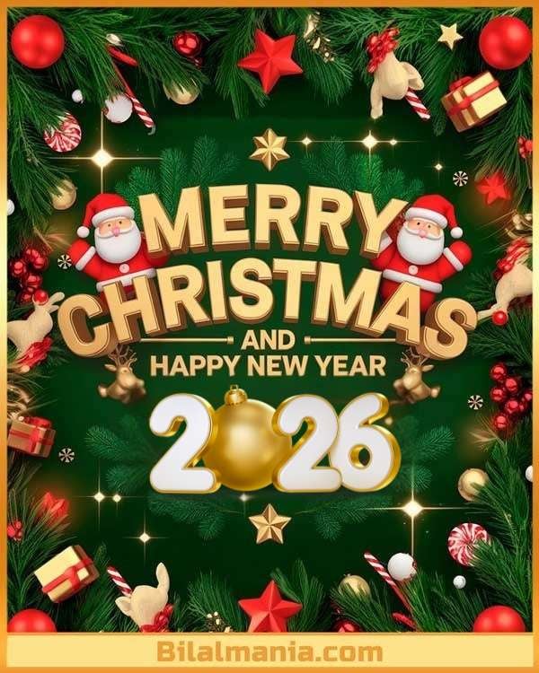 ▶️50+ Merry Christmas Gif & Happy New Year 2026 Merry Christmas and Happy New Year 2026