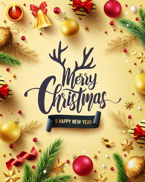 ▶️50+ Merry Christmas Gif & Happy New Year 2026 merry christmas images free download