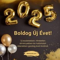 Boldog Új Évet 2025 Kívánok