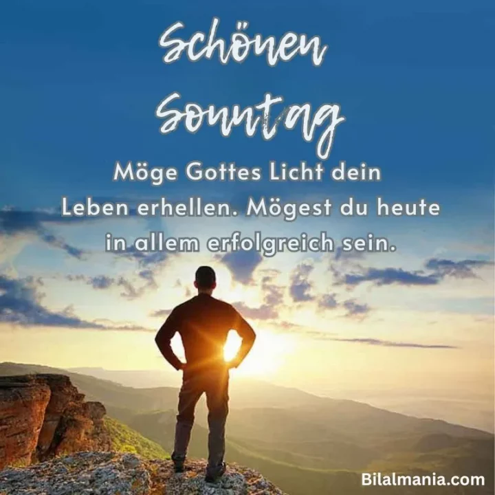 schönen sonntag abend