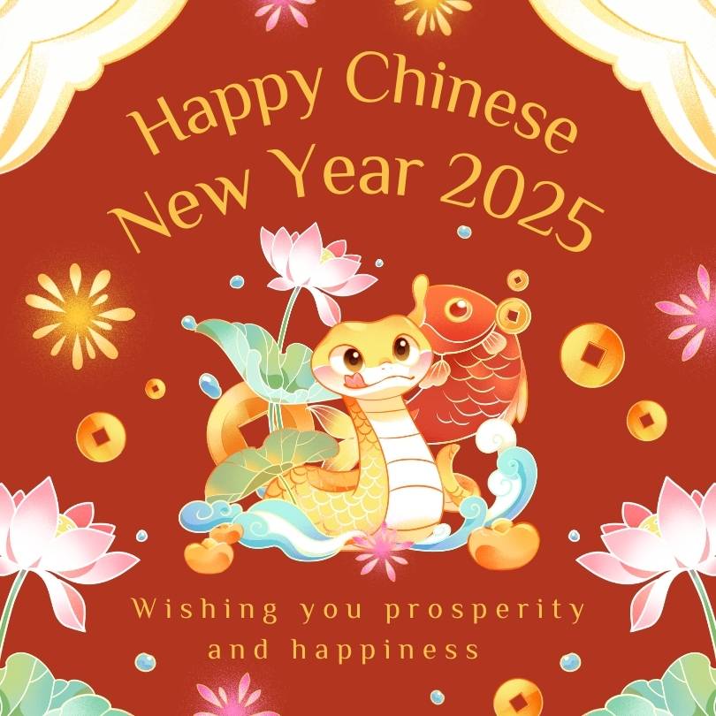 🔥70+ Free Chinese New Year 2025 GIF | Images | Wishes Chinese New Year 2025 Images