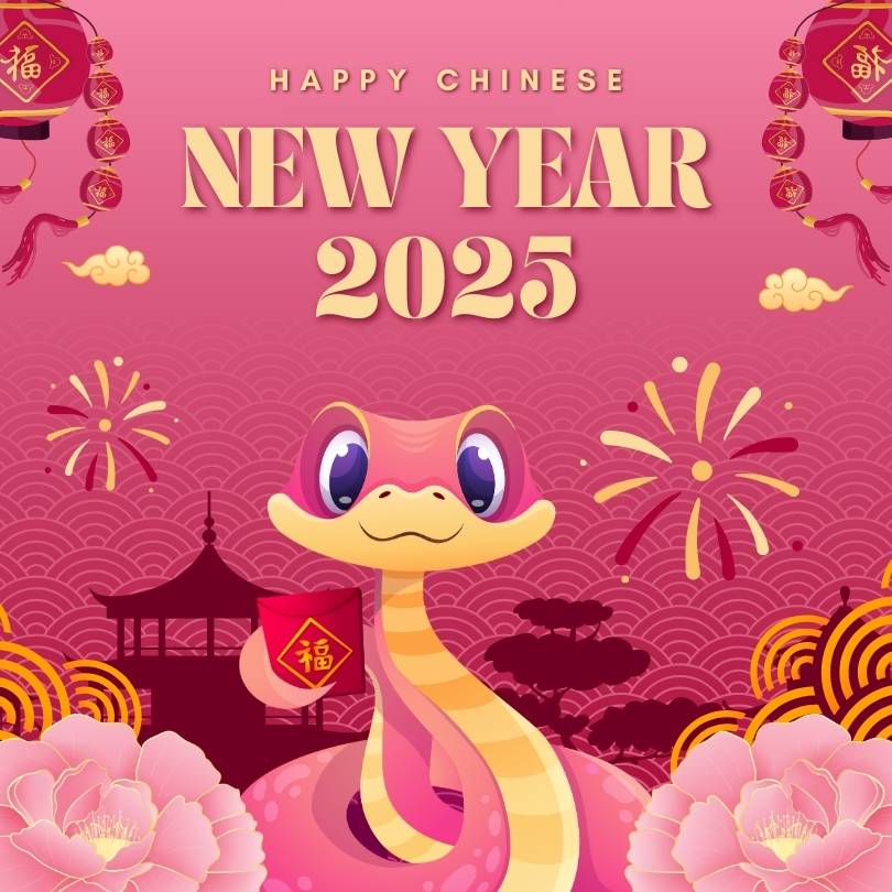 🔥70+ Free Chinese New Year 2025 GIF | Images | Wishes Chinese New Year 2025 Images