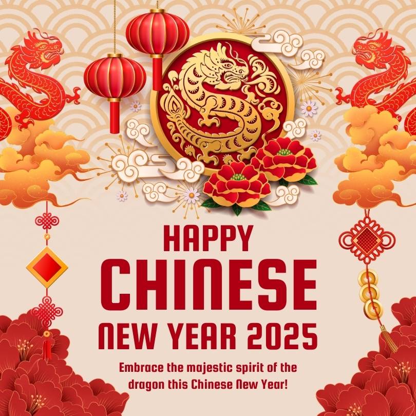 🔥70+ Free Chinese New Year 2025 GIF | Images | Wishes Chinese New Year 2025 Images