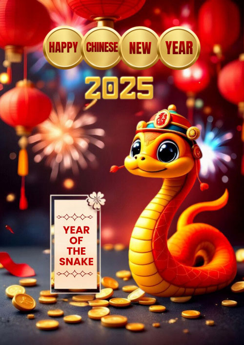 🔥70+ Free Chinese New Year 2025 GIF | Images | Wishes happy chinese new year 2025 images