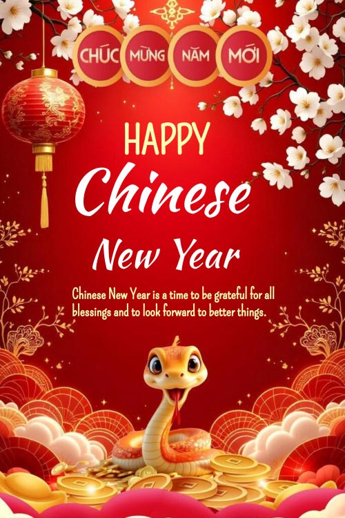 🔥70+ Free Chinese New Year 2025 GIF | Images | Wishes happy chinese new year 2025 images