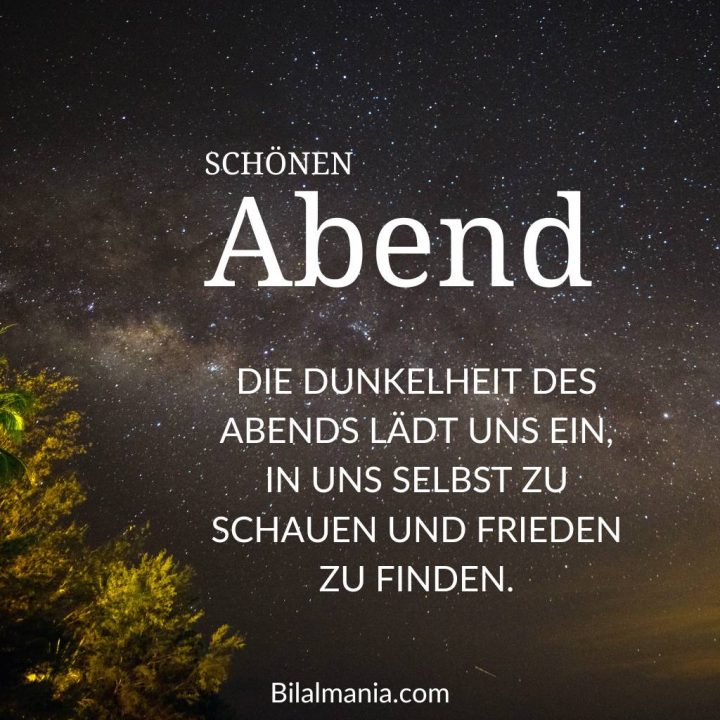 schönen abend bilder für die seele