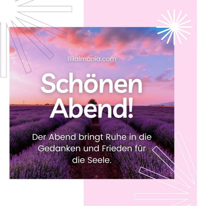 schönen abend bilder für die seele