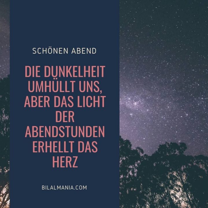 wünsche dir schönen abend bilder für die seele