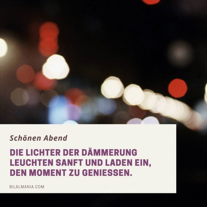 wünsche dir schönen abend bilder für die seele