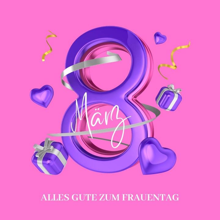 Frauentag 2025 Bilder Gif & Sprüche – Die schönsten Wünsche 8 märz frauentag bilder