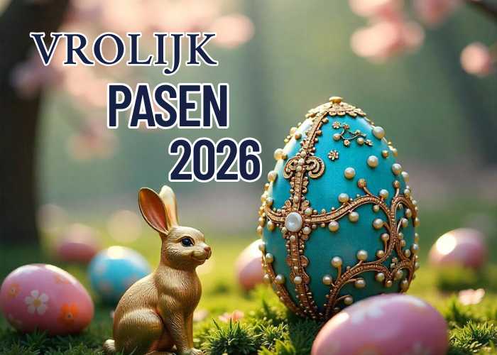 🔥 50+ Vrolijk Pasen 2026 – Fijne Pasen Afbeeldingen & GIFs Gratis Vrolijk Pasen 2026