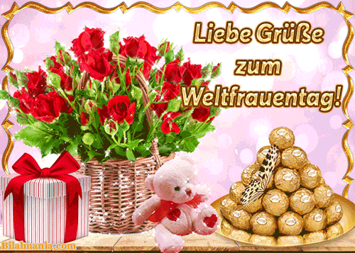 Frauentag 2025 Bilder Gif & Sprüche – Die schönsten Wünsche alles gute zum frauentag gif