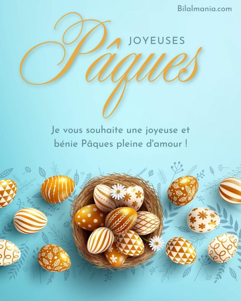 Joyeuse paques 2025 voeux