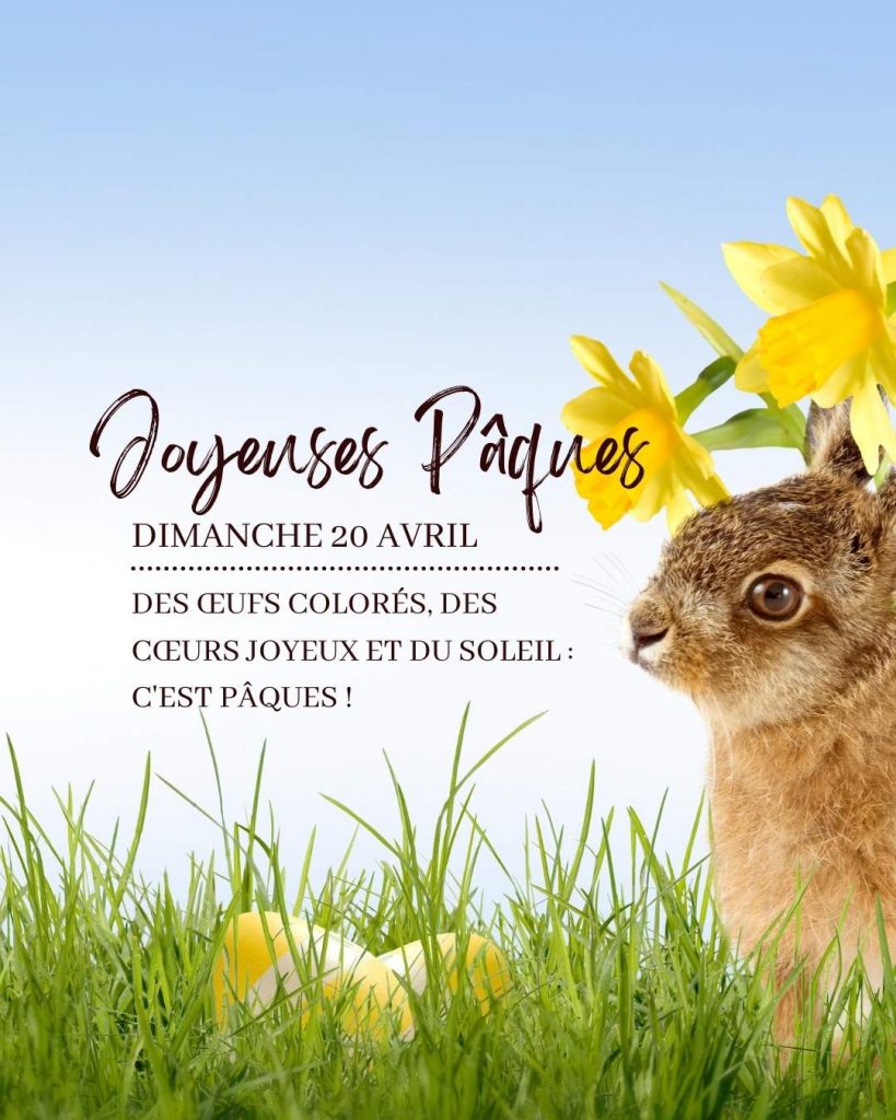 joyeuse fete de paques voeux