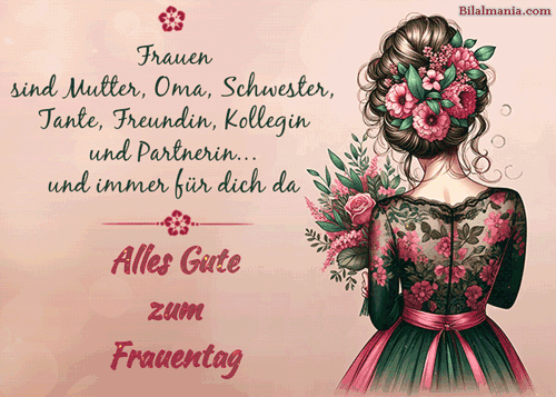 Frauentag 2025 Bilder Gif & Sprüche – Die schönsten Wünsche lustige frauentag gif