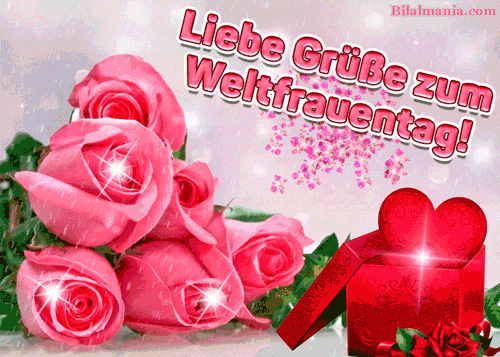 Frauentag 2025 Bilder Gif & Sprüche – Die schönsten Wünsche schönen frauentag gif