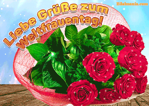 Frauentag 2025 Bilder Gif & Sprüche – Die schönsten Wünsche schönen frauentag gif