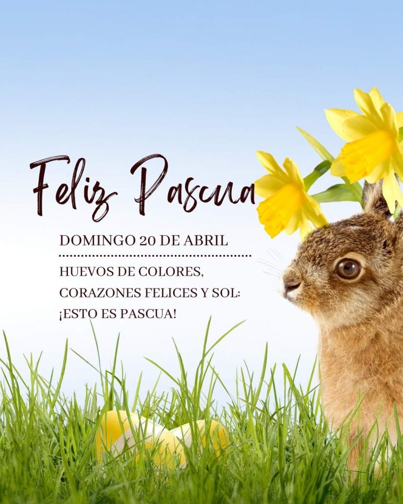 Saludo de Feliz Pascua
