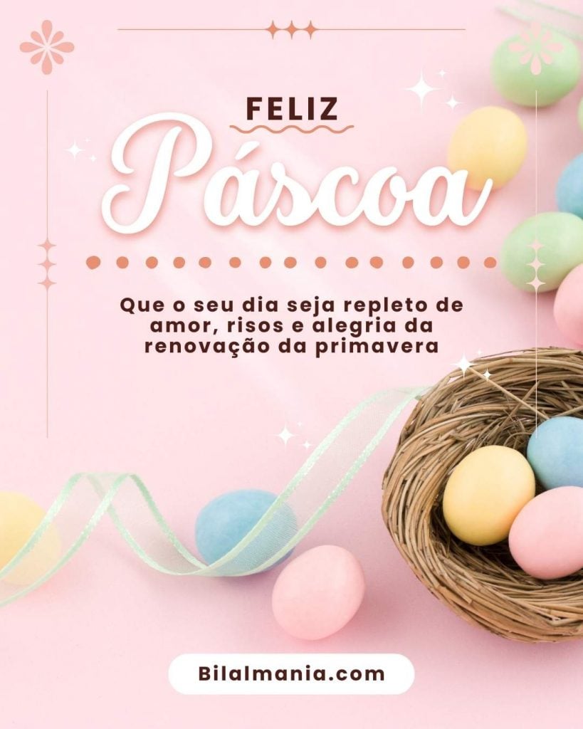 feliz pascoa mensagem