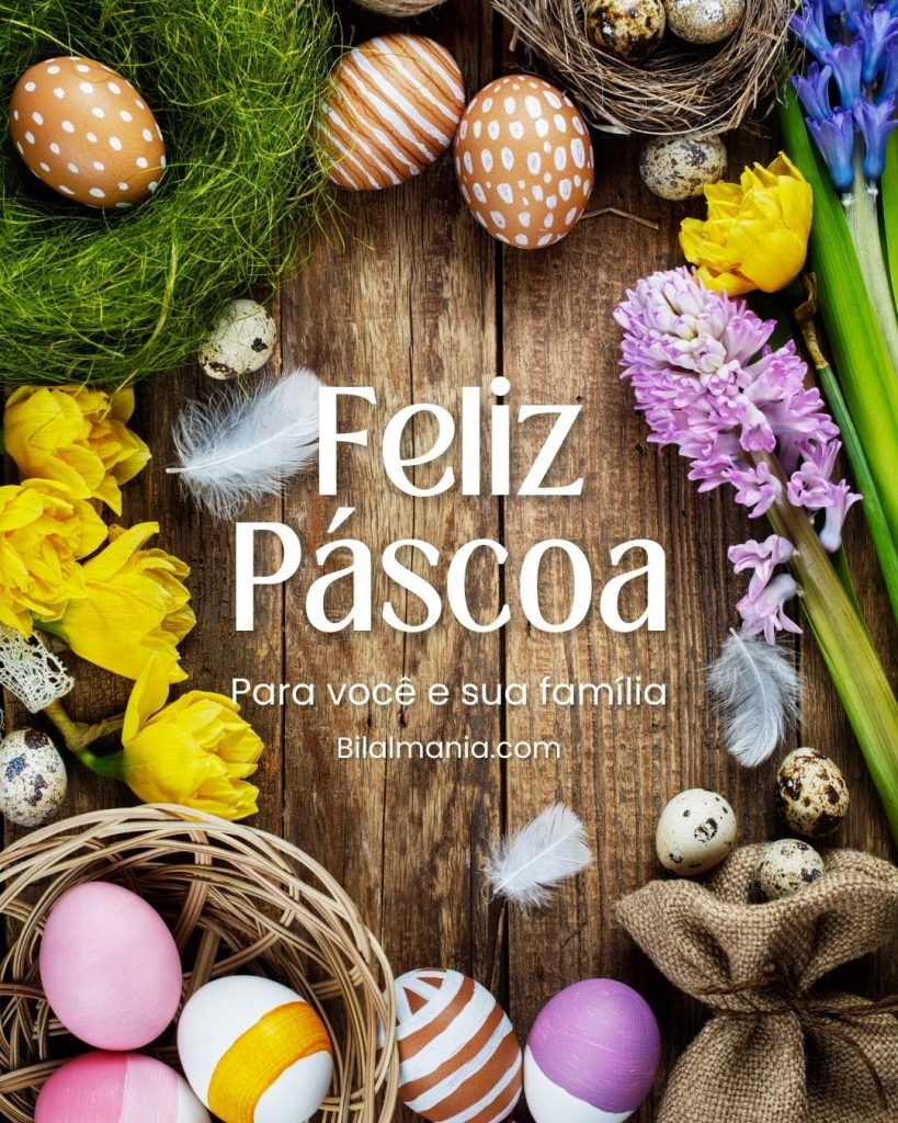 feliz pascoa mensagem