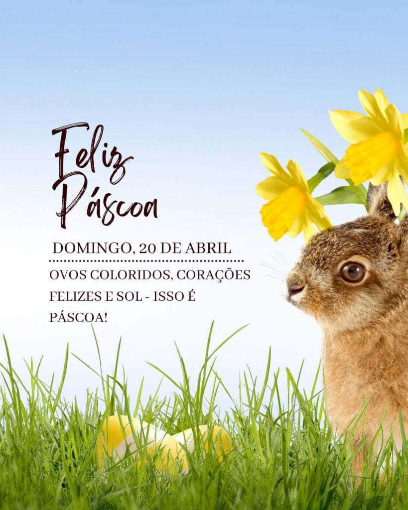 feliz pascoa mensagem