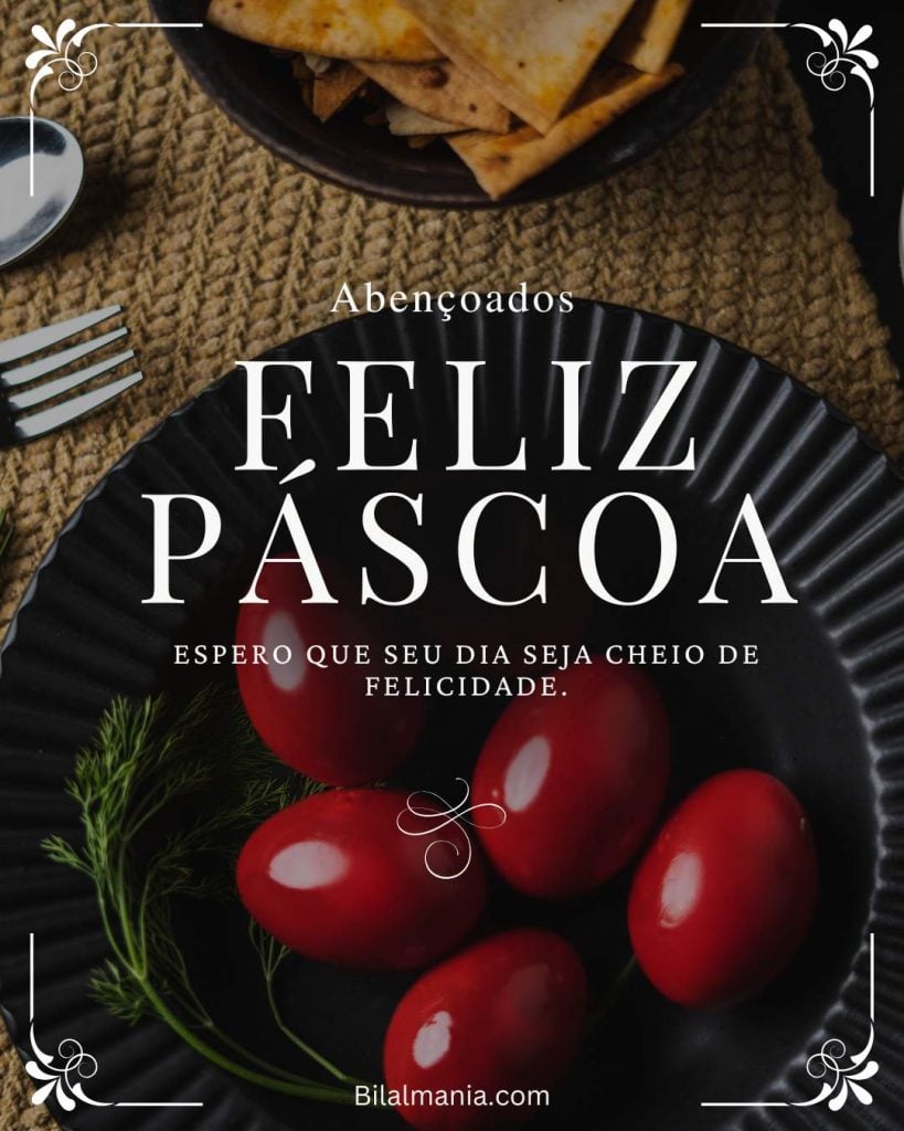 feliz pascoa mensagem