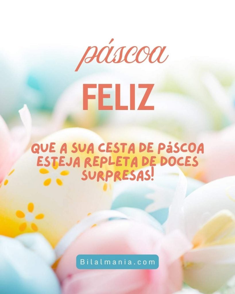 feliz pascoa mensagem