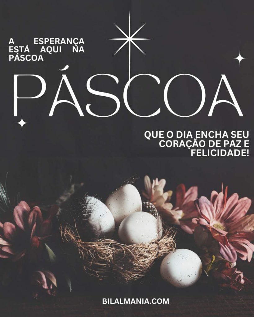 feliz pascoa mensagem