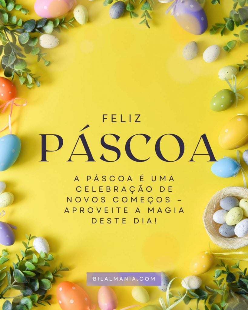 feliz pascoa mensagem