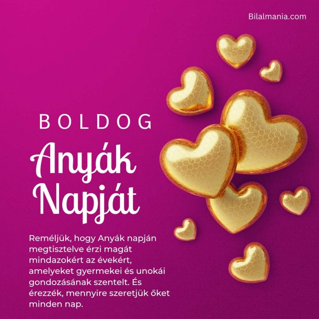 Boldog anyák napját köszöntők