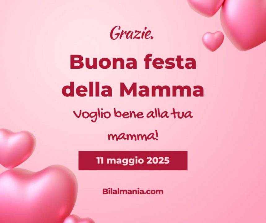 buona festa della mamma 2025