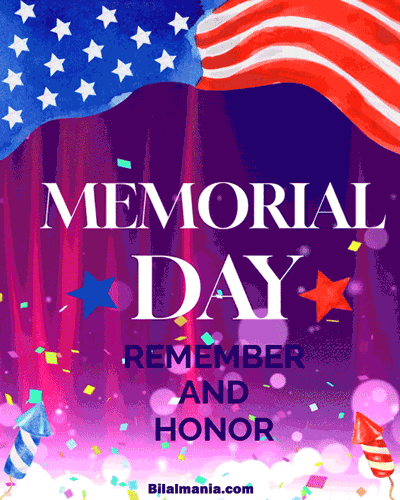 🔥50+ Memorial Day 2026 GIF & Beautiful Wishes Happy memorial day 2025 gif