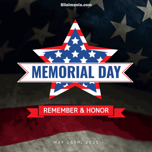 🔥50+ Memorial Day 2026 GIF & Beautiful Wishes Happy memorial day gif
