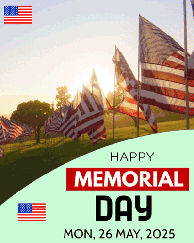 🔥50+ Memorial Day 2026 GIF & Beautiful Wishes Happy memorial day 2025 gif