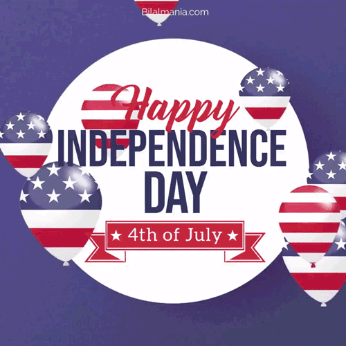 🔥50+ Best 4th of July 2026 GIFs & Image Wishes to Share Happy Independence Day gif