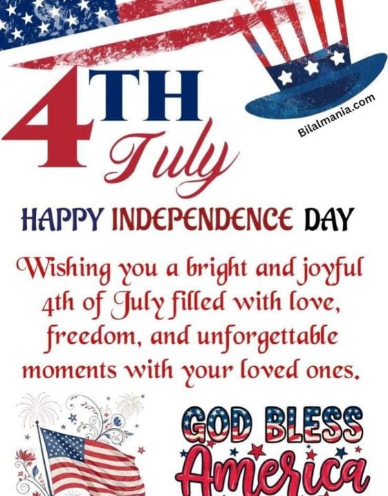 🔥50+ Best 4th of July 2026 GIFs & Image Wishes to Share happy 4th of july wishes