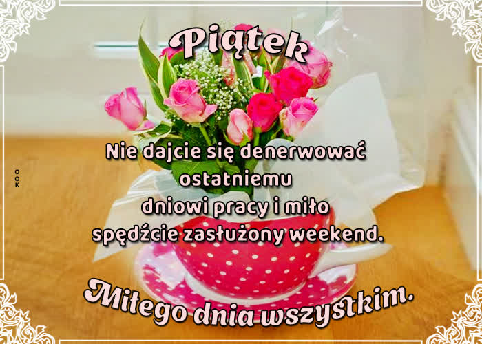 🔥50+ Dzień Dobry w Piątek – Piękne Gify i Obrazki Cytaty na dzień dobry w piątek