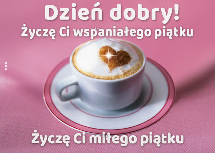 🔥50+ Dzień Dobry w Piątek – Piękne Gify i Obrazki Powitania na dzień dobry w piątek