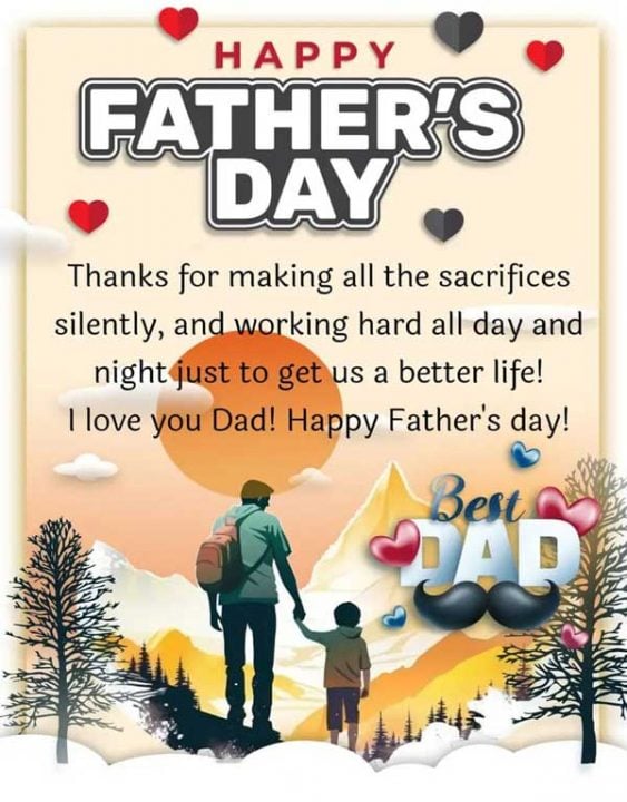 🔥50+ Best Father’s Day 2026 GIFs & Image Wishes to Share happy father's day images