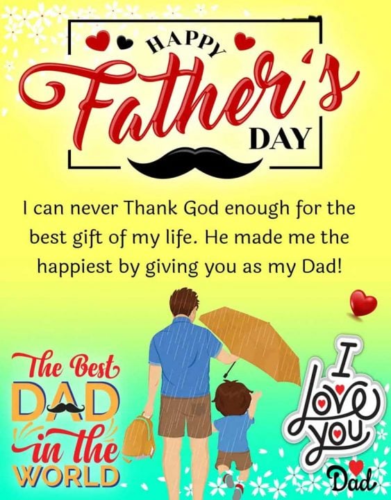 🔥50+ Best Father’s Day 2026 GIFs & Image Wishes to Share happy father's day images