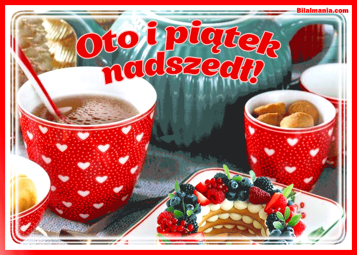 🔥50+ Dzień Dobry w Piątek – Piękne Gify i Obrazki Gify na Piątek