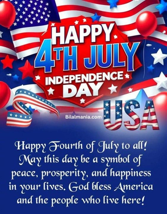 🔥50+ Best 4th of July 2026 GIFs & Image Wishes to Share happy 4th of july wishes