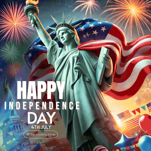 🔥50+ Best 4th of July 2026 GIFs & Image Wishes to Share Happy Independence Day Gif