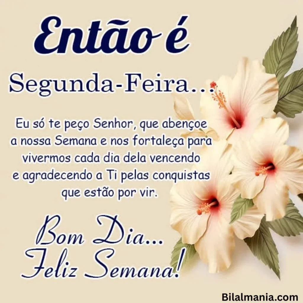 bom dia feliz segunda-feira