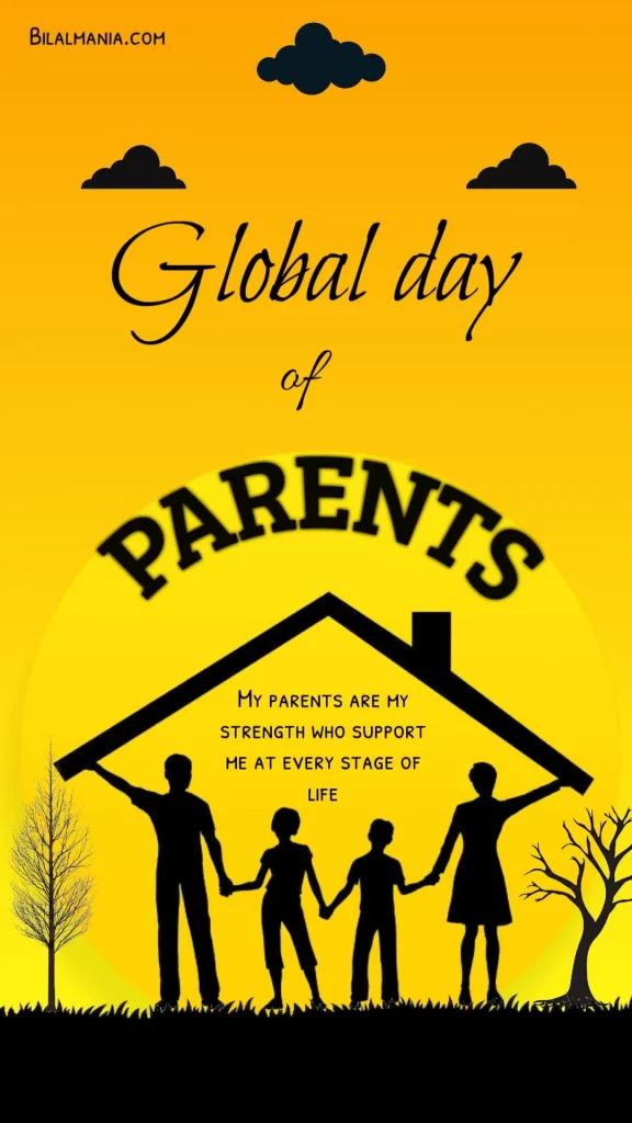 Parents Day 2025 blessing image for daughter from parents